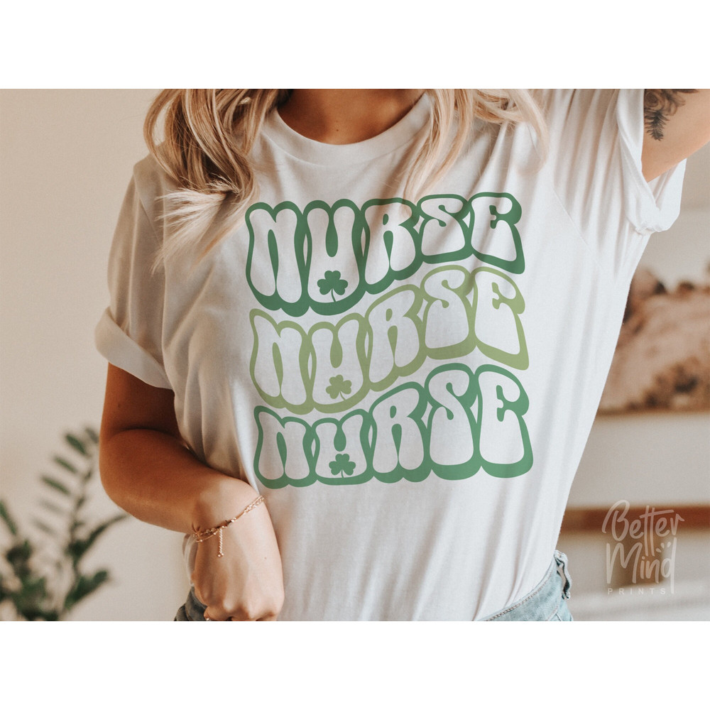 St Patricks day nurse SVG PNG PDF, St Patrick's Day Nurse Svg, Shamrock Nurse Png Sublimation Design, Saint Patrick's Day Svg - 4.jpg