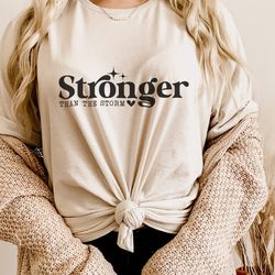 stronger than the storm svg, inspirational svg, inspirational quotes svg, positive qu