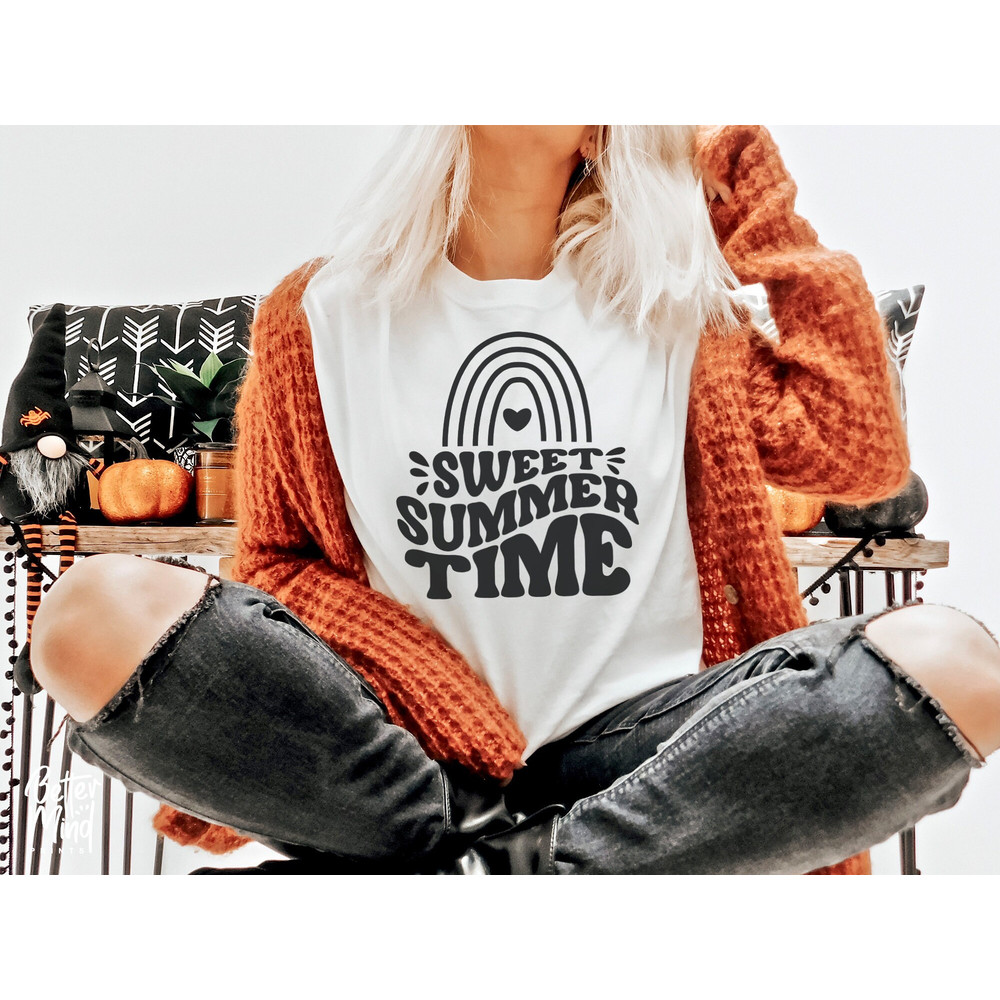 Sweet Summertime SVG, Summer Svg, Summer Vibes Svg, Hello Summer Svg, Summer Vacation Shirt Svg, PNG, DXF Digital File - 3.jpg