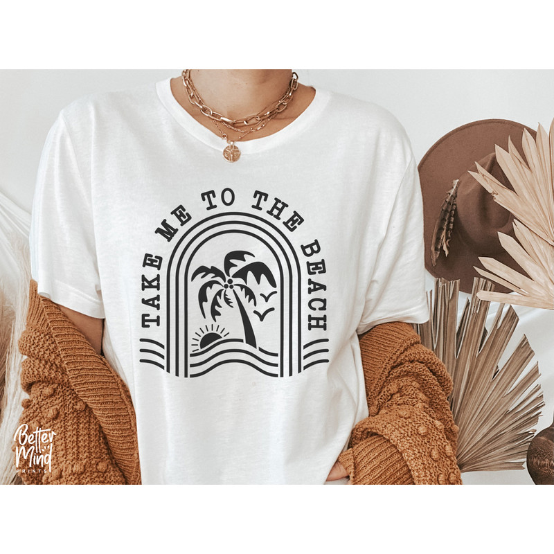 Take me to the beach SVG PNG, SVG for shirt design, Beach Svg, Beach Life svg, Summer Quotes shirt Svg, Cricut Cut Files - 4.jpg