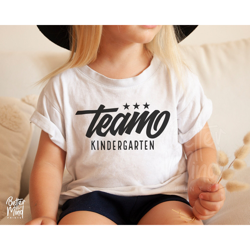 Team Kindergarten SVG PNG, Kindergarten Teacher SVG, Back To School, Teacher Appreciation, First Day Of School Svg, Kindergarten Squad Svg - 2.jpg