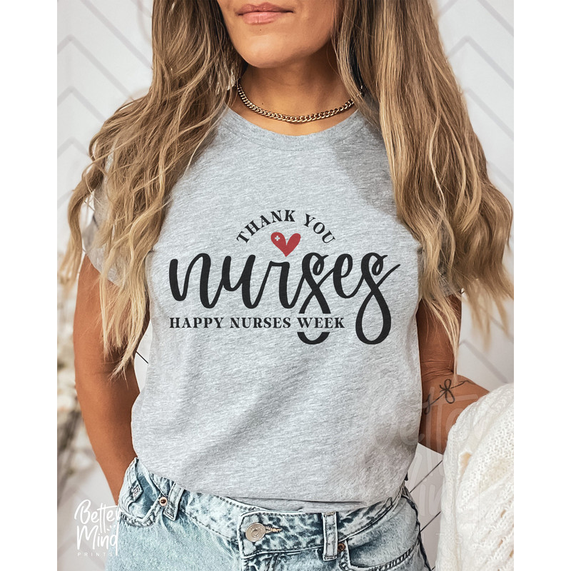 Thank You Nurses Happy Nurses Week SVG PNG, Nurse Life Svg, Nurse Shirt Svg, Healthcare Workers Svg, svg pdf png and dfx cutting files - 4.jpg