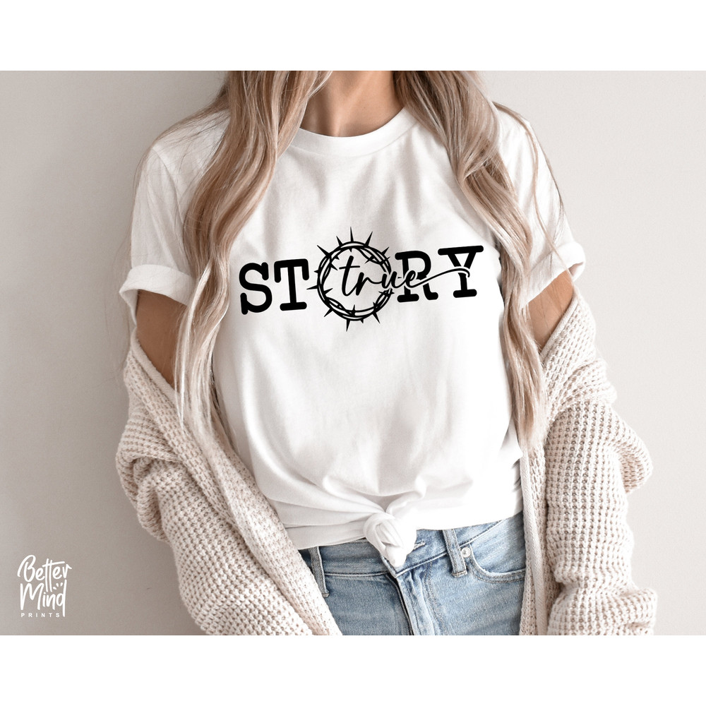 True Story Easter Svg, Easter SVG PNG, He Is Risen Svg, Faith Svg, Jesus Svg, Religious Easter Svg, Christian Svg, Happy Easter Svg - 5.jpg