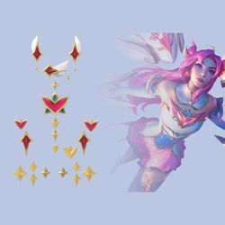 Star guardian Kaisa accessories cosplay 3D stl files pack