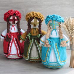 Traditional Ukrainian Doll Souvenir, Amulet, Ethnic Doll, Symbol of the nation, Collectible Doll, Ukrainian Souvenir