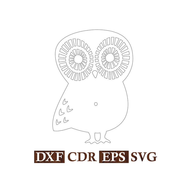 Wall Clock Owl Vector file 2.jpg