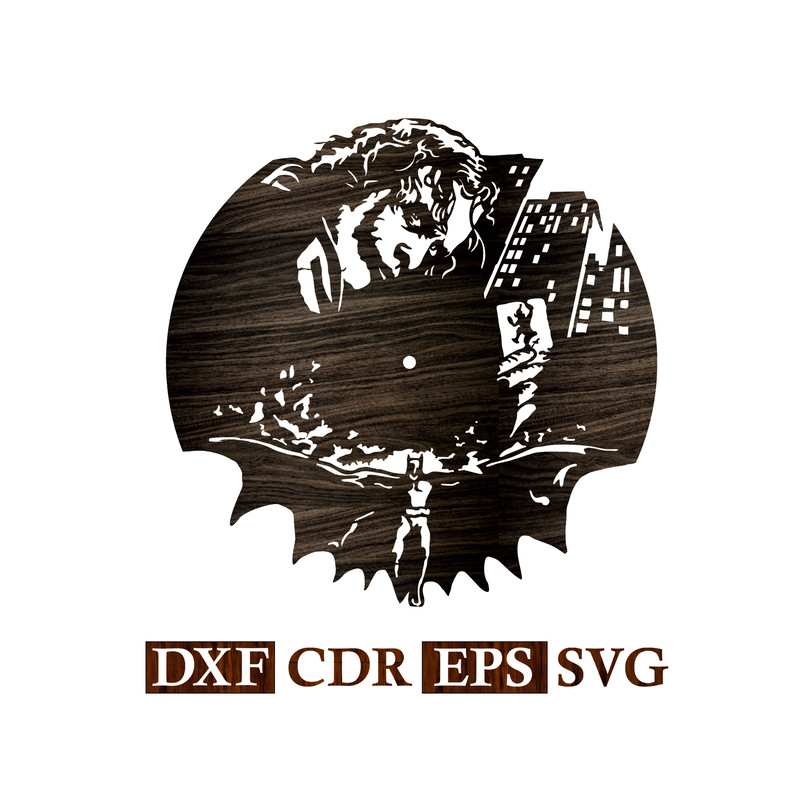 Wall Clock Joker Batman Vector file 1.jpg