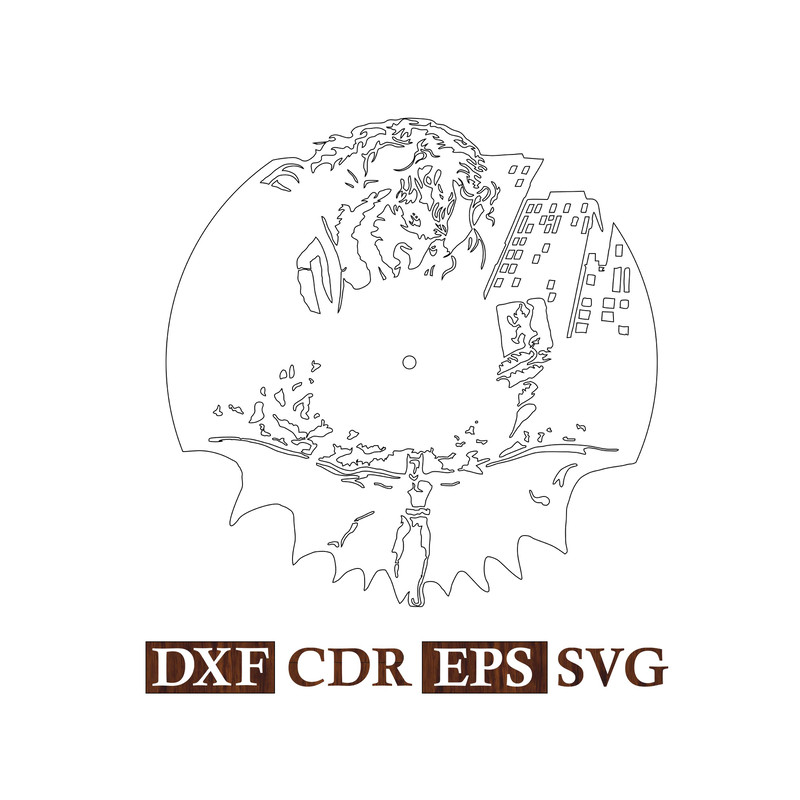 Wall Clock Joker Batman Vector file 2.jpg