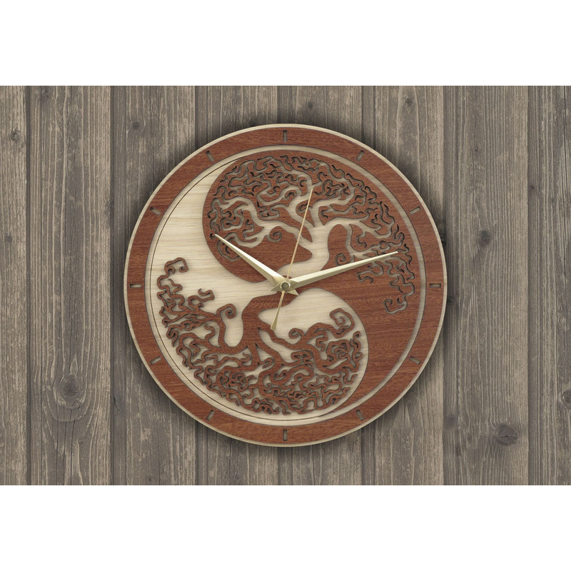 Wall Clock Yin Yang Tree Vector file 4.jpg