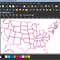 Puzzle USA Map vector for CNC laser 5.png
