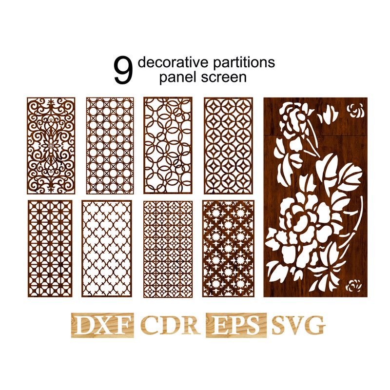 9 natural ornaments for decorative partitions panel screen 3.jpg