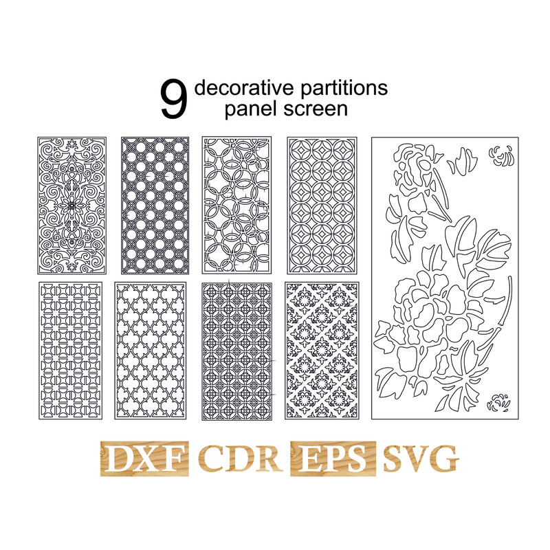 9 natural ornaments for decorative partitions panel screen 4.jpg