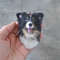 Handmade-dog-keychain-Custom-pet-portrait-from-photo-bag-charm-wool-dog