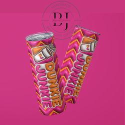Dunkie Junkie Bubble Wrap 20oz & 30oz Skinny Tumbler, for Sublimation, Tumbler Wrap, PNG Instant Digital Download