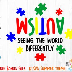 autism svg, autism seeing the world differently svg, autism puzzle vector file, autism png, autism dxf autism quotes svg