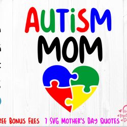 autism mom svg, autism svg, autism puzzle svg, autism heart svg, autism puzzle vector file, autism awareness svg