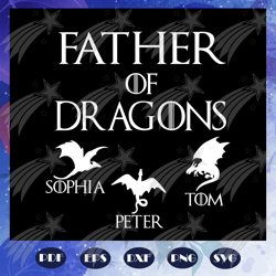 father of dragon svg, sophia svg, peter svg, tom svg, papa svg, daddy svg, fathers day svg, father svg, fathers day gift