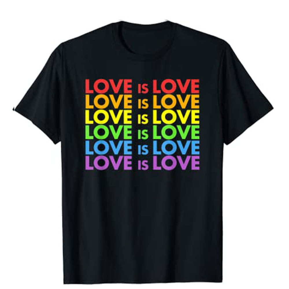 Pride March Shirt Rainbow LGBT Equality, love is love.jpg
