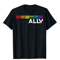 Proud Ally Bars Equality LGBTQ Rainbow Flag Gay Pride Ally T-Shirt.jpg