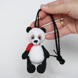 Panda Cute Car Mirror Hanging Accessories Boho Charm Decor