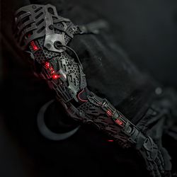 Cyberpunk arms for cosplay