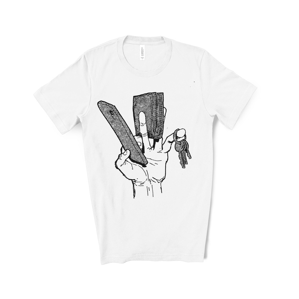 Retro Secrets About Keys Hand_T-Shirt_White.jpg