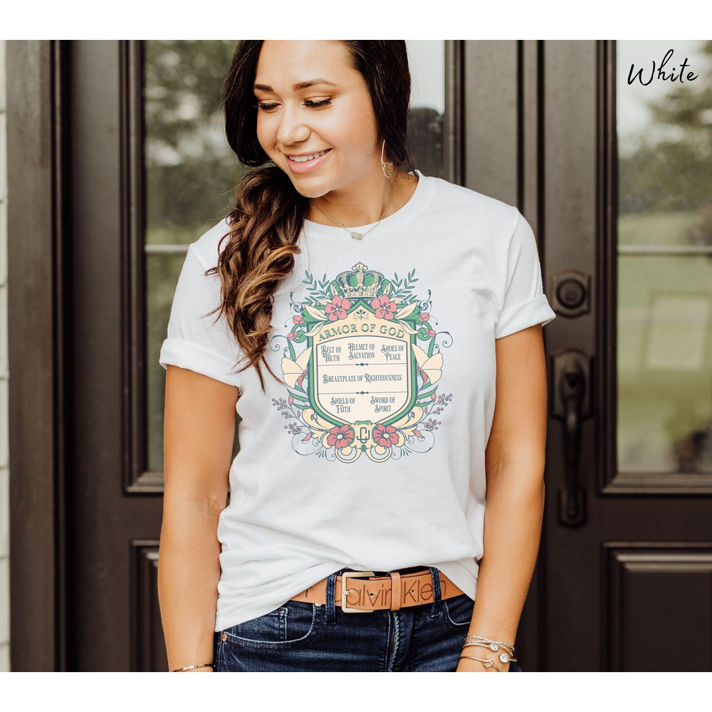 Armor Of God Ephesians 6 11 Shirt Gift for Christian Clothes Scripture Shirt Praise Him Jesus Waymaker Shirt Amour Of God Tee Belt Of Truth - 2.jpg