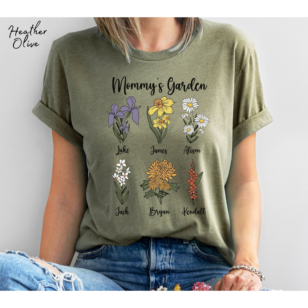 Custom Birth Month Birth Flower Shirt Mama Mommy Mom Mother's Day Gift Mom Garden Shirt Gift For Mothers Day Shirt Gift For Her Gift for Mom - 8.jpg