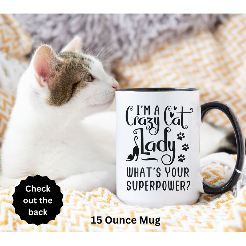 Custom Cat Mug Crazy Cat Lady Mug Funny Cat Mug Cute Cat Mug Cat Coffee Mug Cat Mom Mug Cat Lover Gift Cat Owner Gift Black Cat Mug Cat Cup - 2.jpg
