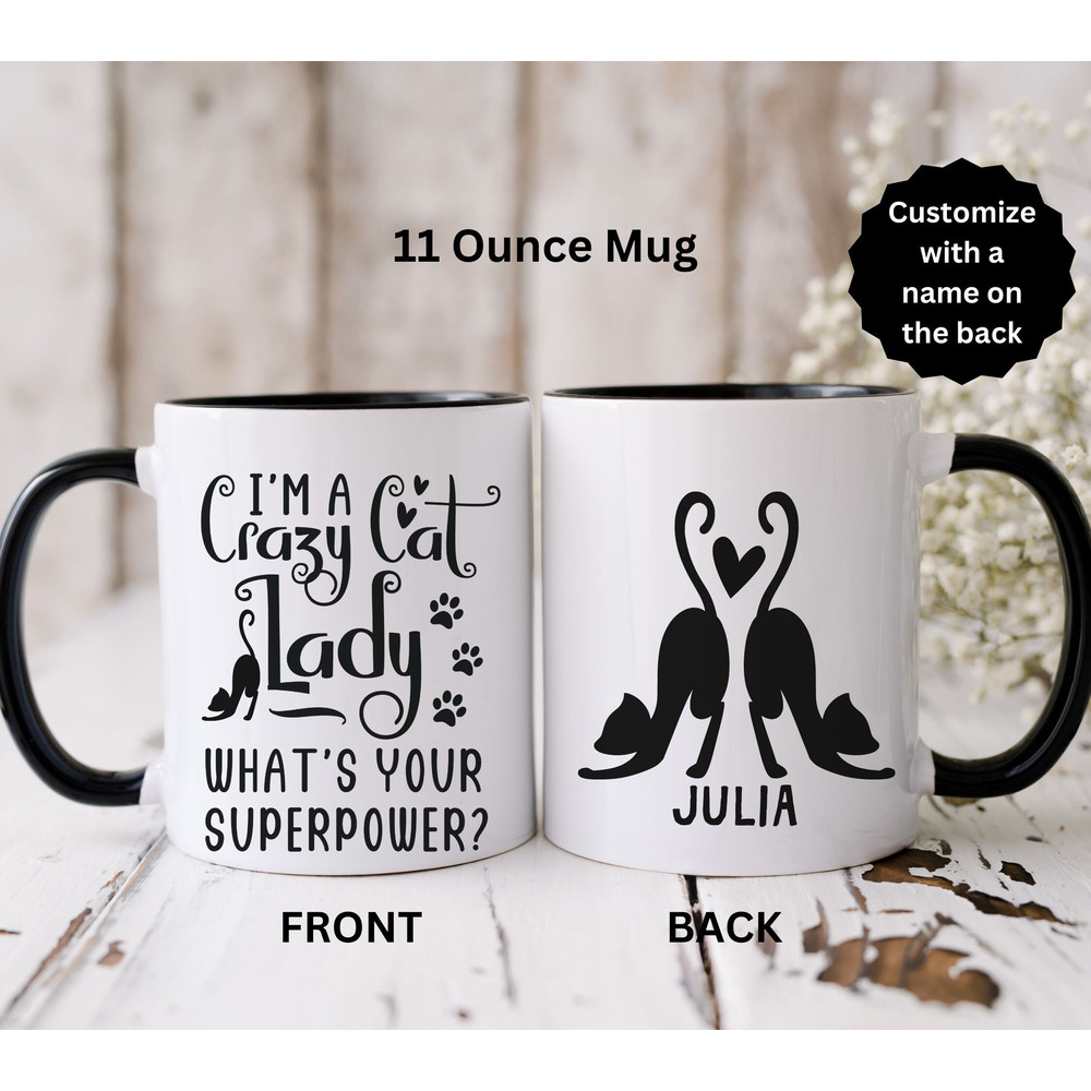 Custom Cat Mug Crazy Cat Lady Mug Funny Cat Mug Cute Cat Mug Cat Coffee Mug Cat Mom Mug Cat Lover Gift Cat Owner Gift Black Cat Mug Cat Cup - 3.jpg