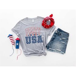 party in the usa shirt, 4th of july t-shirt, fourth of july shirt, independence day shirt, american flag shirt, patrioti
