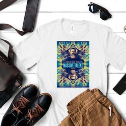 massive talent shirt, massive talent t shirt, vintage pedro pascal in 90's shirt, nicolas cage shirt