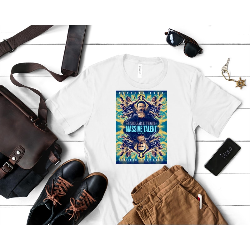 The Unbearable Weight of Massive Talent 2022 Poster Classic T-Shirt 12_White_White.jpg