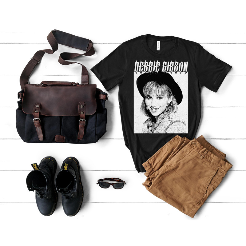 Debbie Gibson †† retro 80s Aesthetic Design Classic T-Shirt 48_Black_Black.jpg