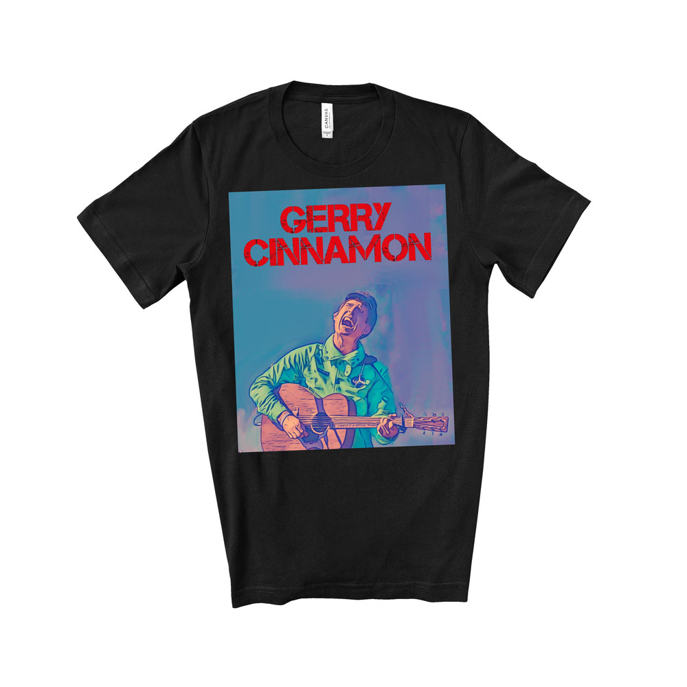 Gerry Cinnamon Art Print Classic T-Shirt 109_T-Shirt_Black.jpg
