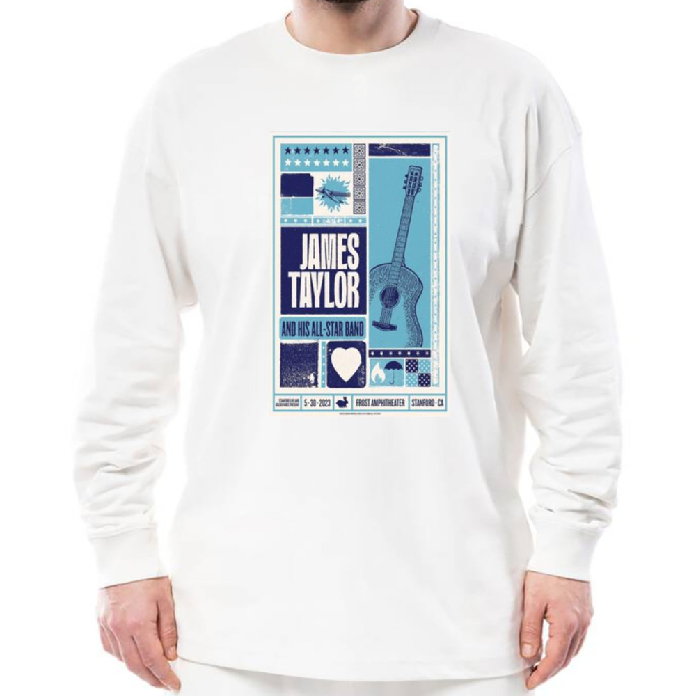 James Taylor Stanford 2023 Shirt, Unisex Clothing, Shirt for Men Women, Graphic Design, Unisex Shirt