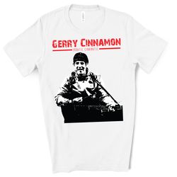 gerry cinnamon t shirt, gerry cinnamon shirt, cinematic gerry music shirt, erratic cinamatic t shirt