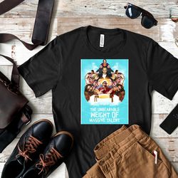 massive talent shirt, massive talent t shirt, the unbearable weight of massive talent film shirt
