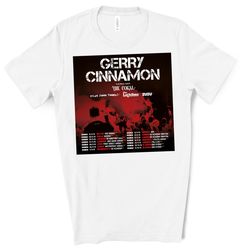 gerry cinnamon t shirt, gerry cinnamon shirt, gerry shirt, uk ireland tour t shirt