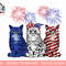 Independence Three Cat 4th Of July US Flag Patriotic Cats png, sublimation.jpg