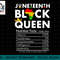 Juneteenth Womens Black Queen Nutritional Facts 4th Of July png, sublimation.jpg