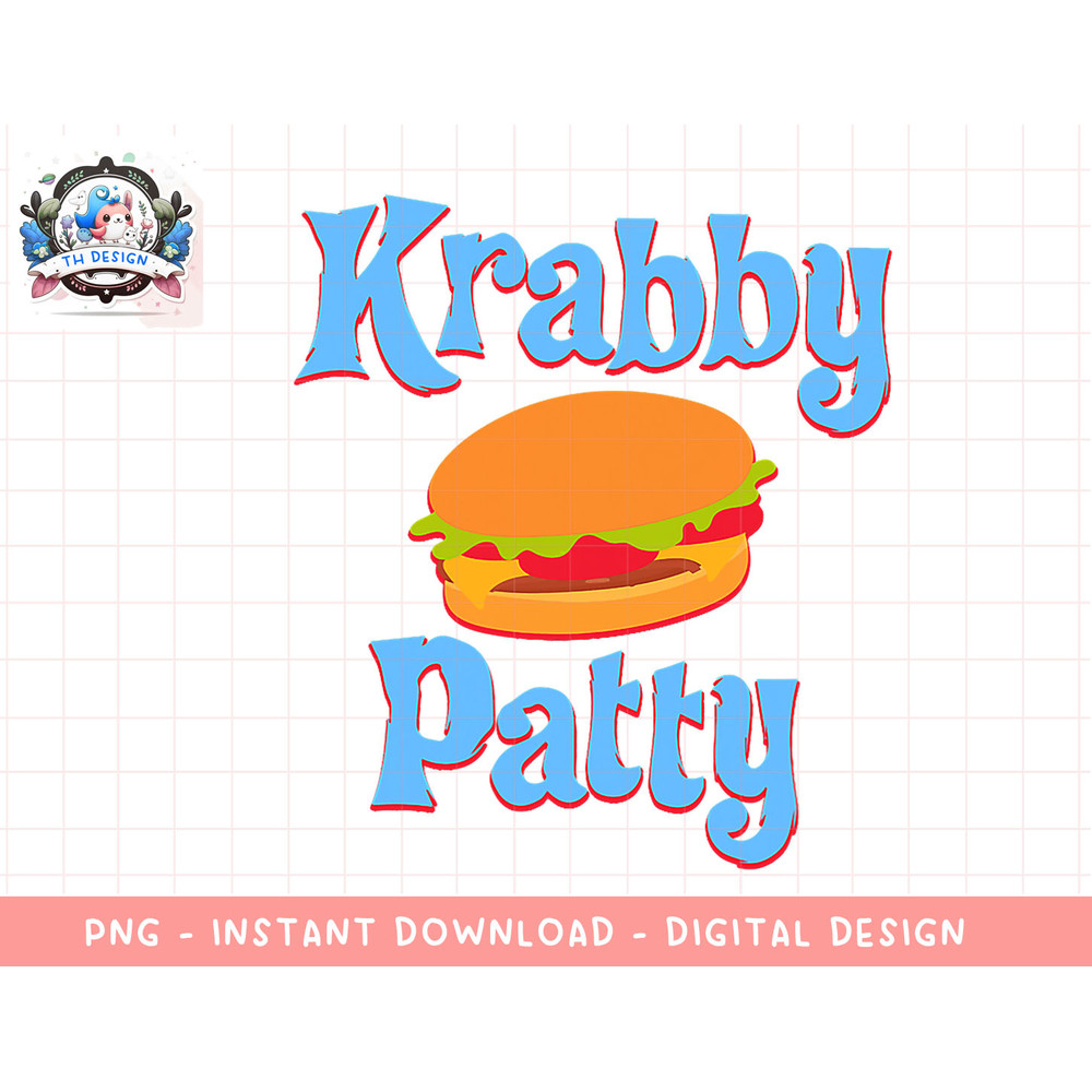 Mademark x SpongeBob SquarePants - Krabby Patty png, sublimation.jpg