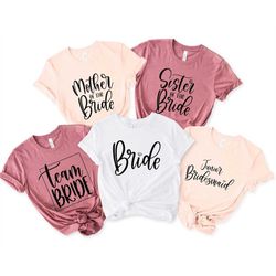 bride shirt, team bride shirts, bachelorette party shirts, bridesmaid shirts, bridesmaid gift, bachelorette shirts, brid