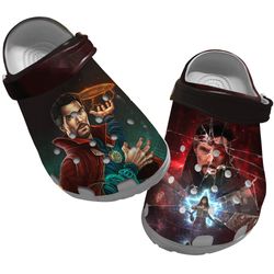 doctor strange crocs, doctor strange clog shoes unisex, movie sandals, movie crocs, movie clog shoes