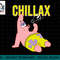 Mademark x SpongeBob SquarePants - Patrick Star - Chillax png, sublimation.jpg