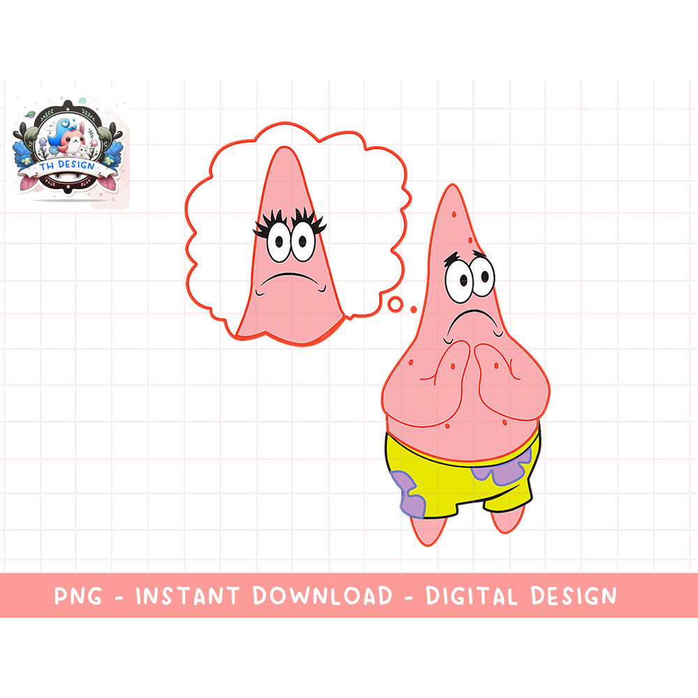 Mademark x SpongeBob SquarePants - Patrick Star - Introspection png, sublimation.jpg