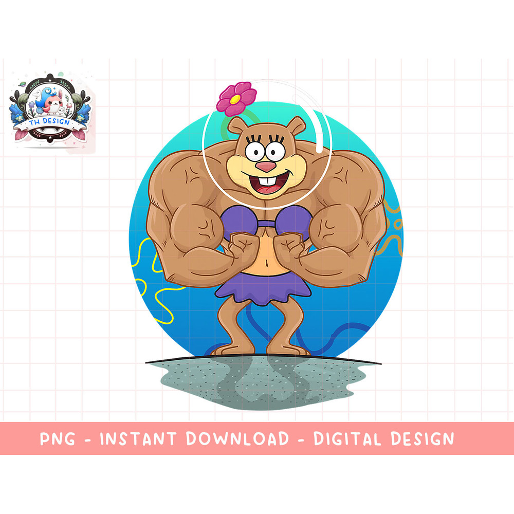Mademark x SpongeBob SquarePants - Sandy Cheeks Muscle png, sublimation.jpg