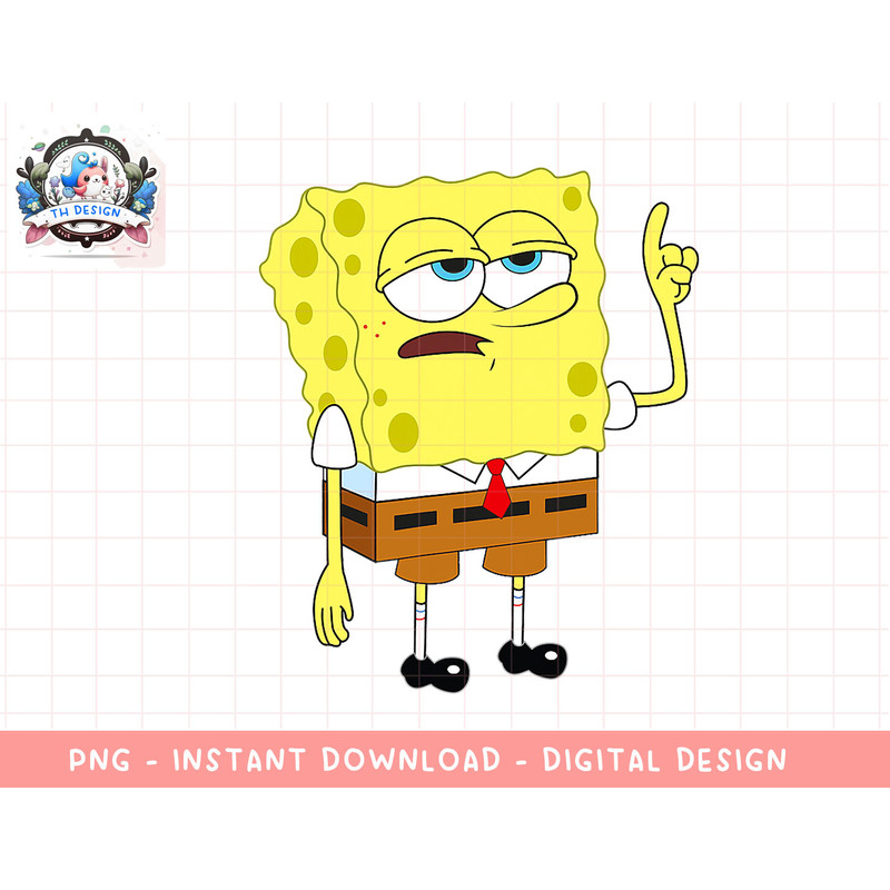 Mademark x SpongeBob SquarePants - SpongeBob - Excuse Me png, sublimation.jpg