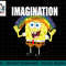 Mademark x SpongeBob SquarePants - SpongeBob - Rainbow with Imagination png, sublimation.jpg