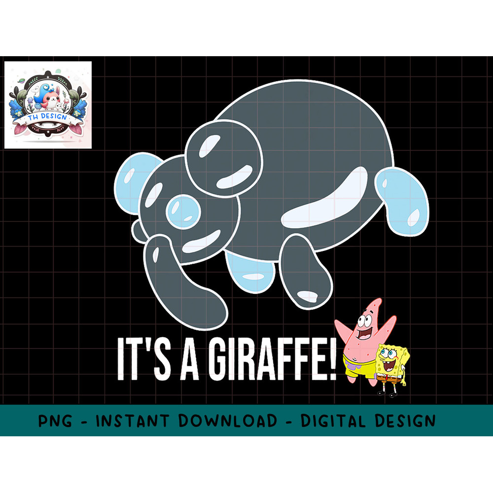 Mademark x SpongeBob SquarePants - SpongeBob & Patrick - Its a Giraffe! png, sublimation.jpg